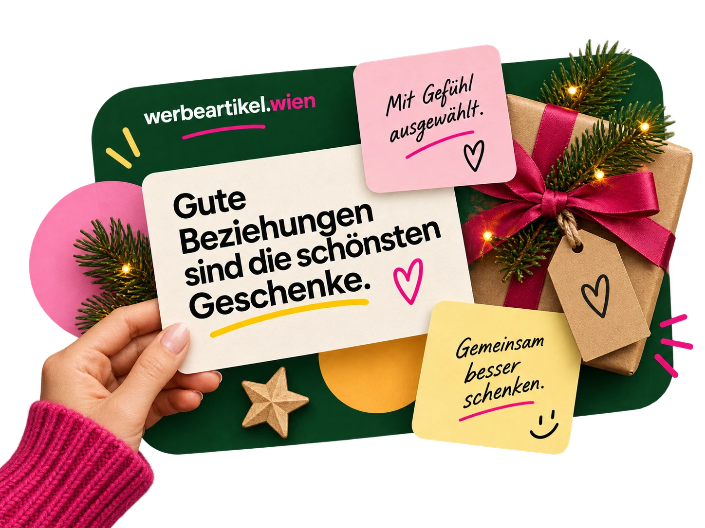 Festliche Geschenkideen Collage